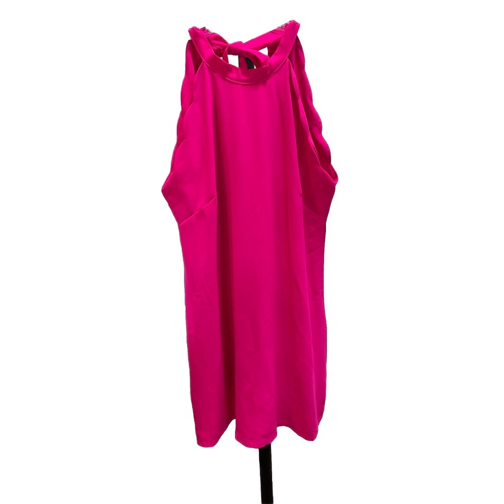 Saved By The Dress Pink Sleeveless Keyhole Back Women's Sz M